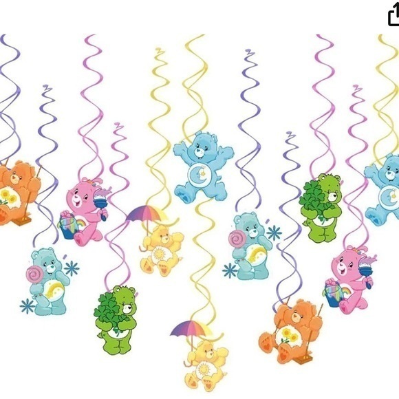 Care Bear Backdrop Bear Birthday‎ backgroud Backdrop Decorations Supplies - Picture 2 of 9